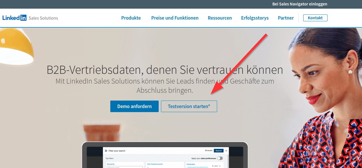 Sales Navigator kostenlos testen