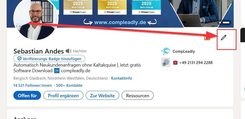 LinkedIn Profil Optimierungs Checkliste #feedback