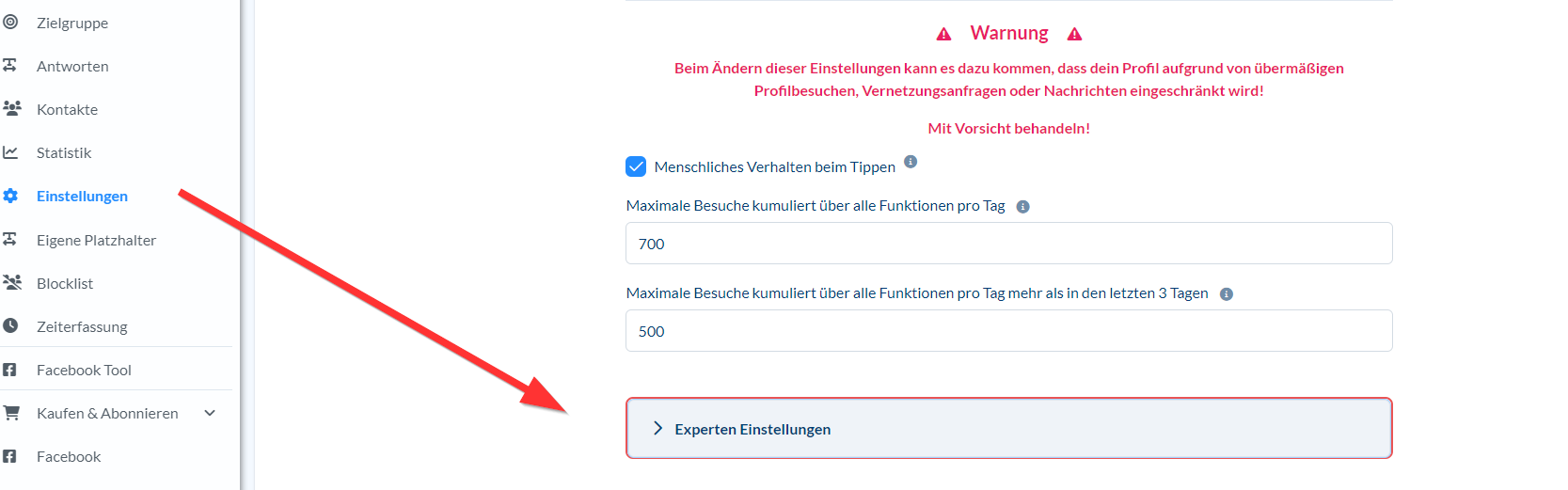 Warte x Minuten bei Funktion