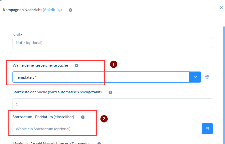 Optimierung der LinkedIn Opener-Kampagnen mit Neuen Kontakten (vor Kurzem angenommene Kontakte)