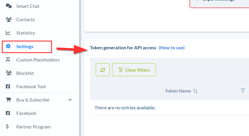 How-to: API Token generation