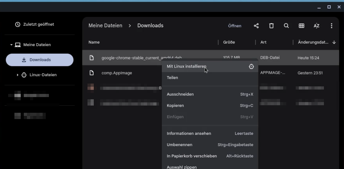 CompLeadly auf dem Chromebook installieren