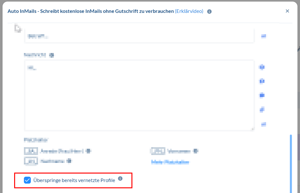 Wozu InMails und Vernetzen?