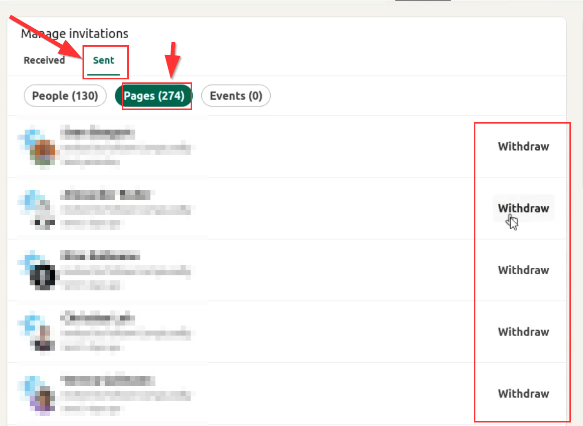 Withdraw Invitations to Follow Your Company Page on LinkedIn