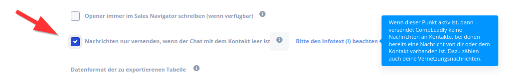 Nachrichten verfügbar - Einschränkung durch Benutzereinstellungen / Messages available - user settings restriction