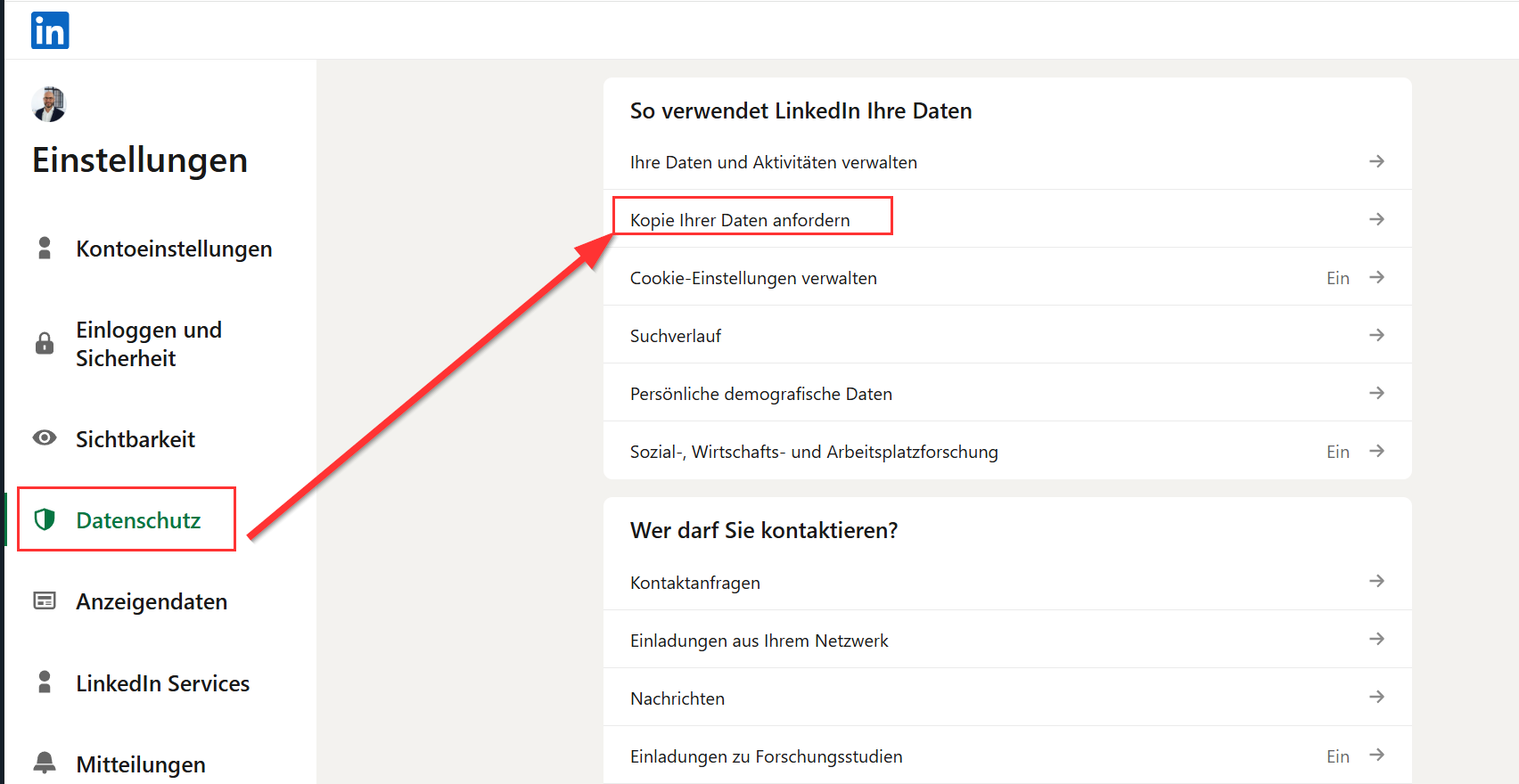 Sicherung deiner LinkedIn-Kontakte – So bleibst du vorbereitet