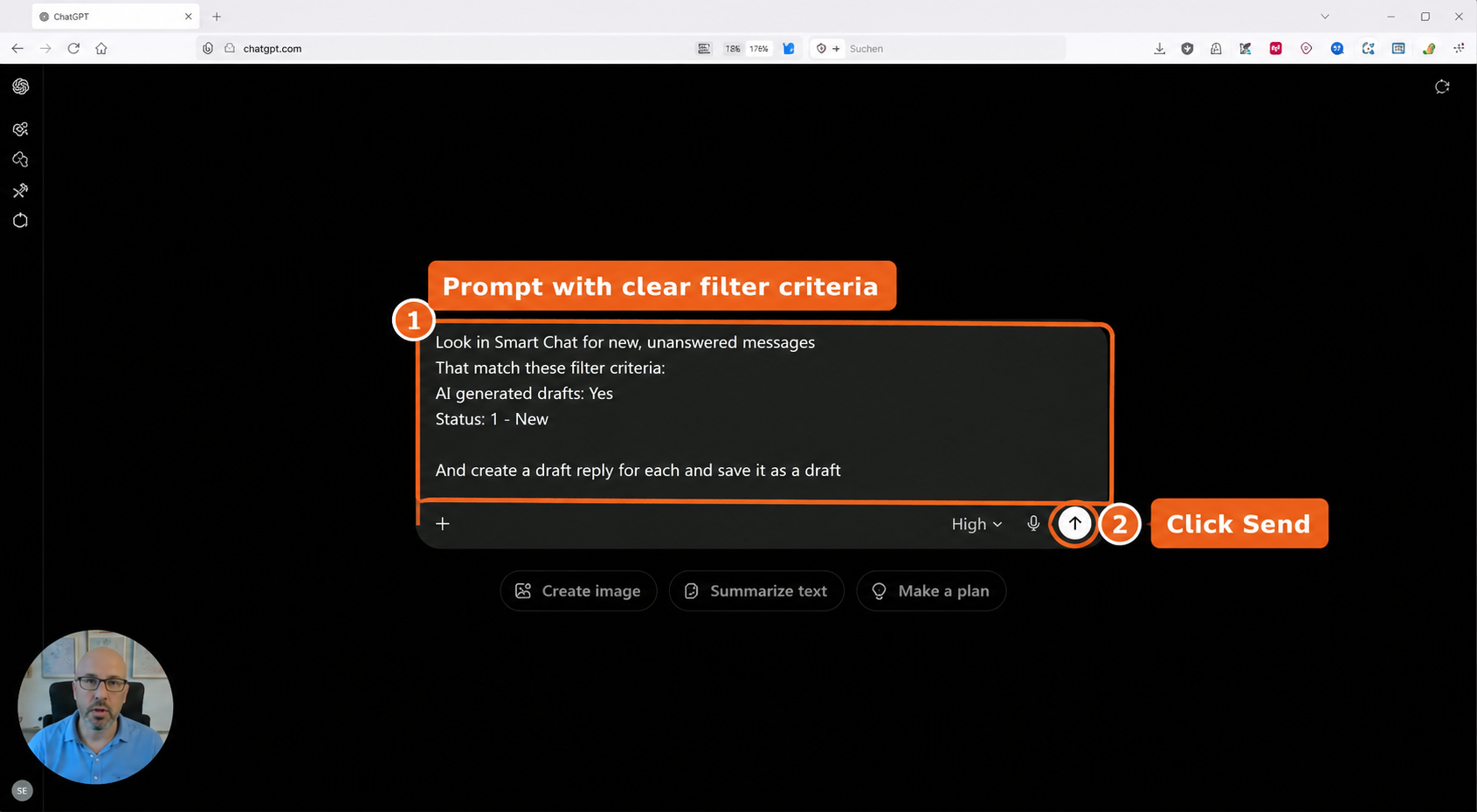 How-to let your AI prewrite suitable replies for your Smart Chat conversations.