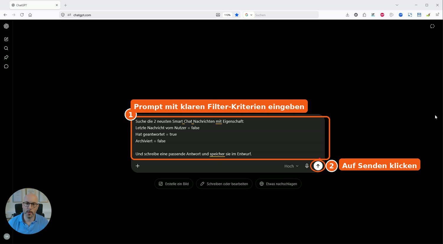 So lässt du deine KI passende Antworten für deine Smart-Chat-Konversationen vorschreiben #MCP #ChatGPT #Claude