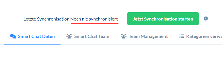 Smart-Chat-Synchronisierung zwischen verschiedenen Computern #Noch nie synchronisiert