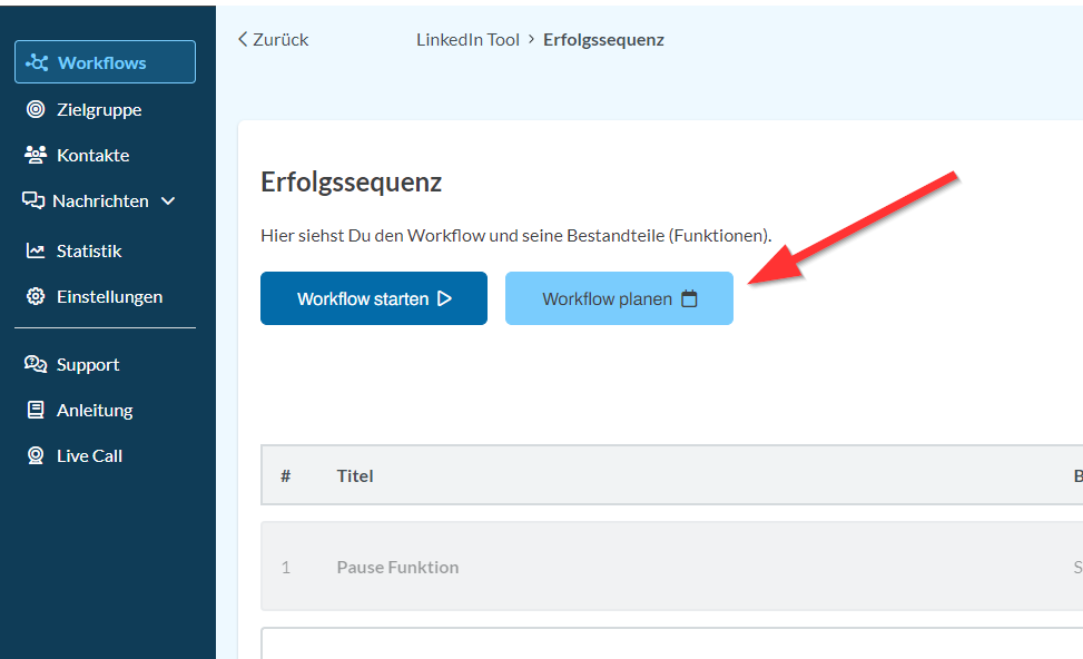 Wie komme ich zur Kalender Ansicht?