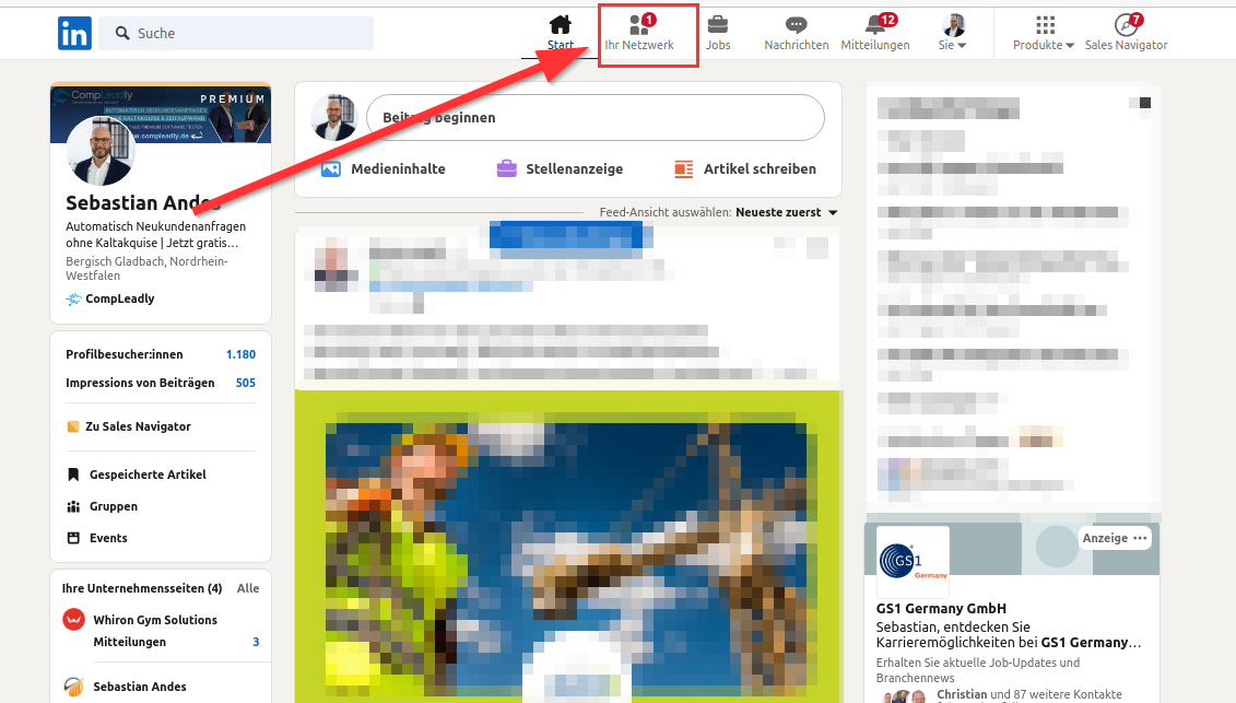 Einladungen zum Folgen deiner Unternehmensseite auf LinkedIn zurückziehen