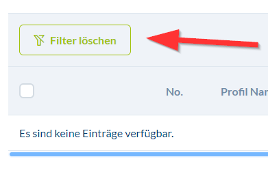 Einträge in der Tabelle sind weg