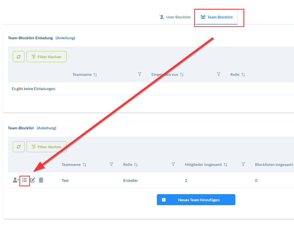 Tutorial: Team Blocklist