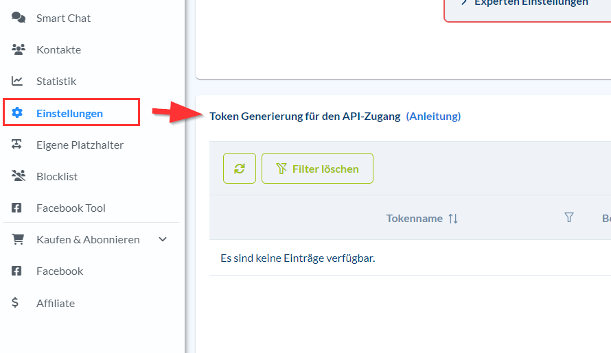 Tutorial: API Token Generieren