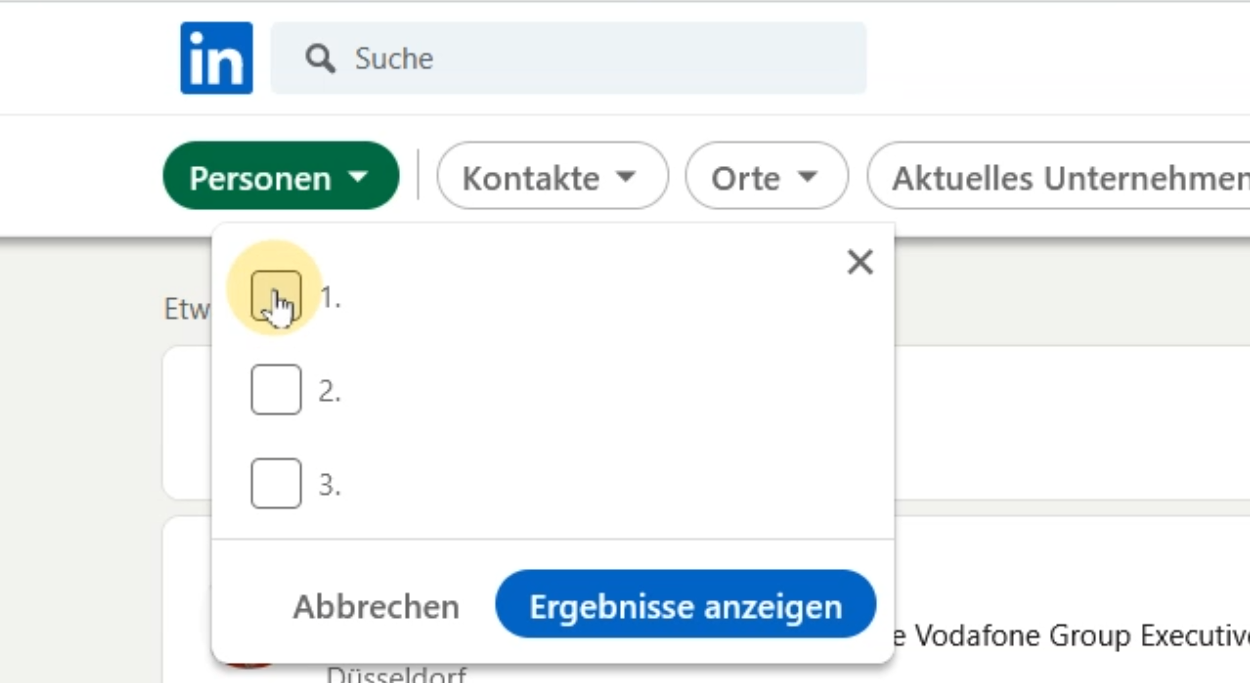 Alle deine Kontakte exportieren - mit dem Profil Export #1. Grad