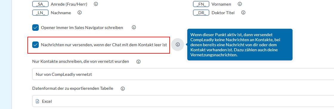 Der Opener wird nicht versendet