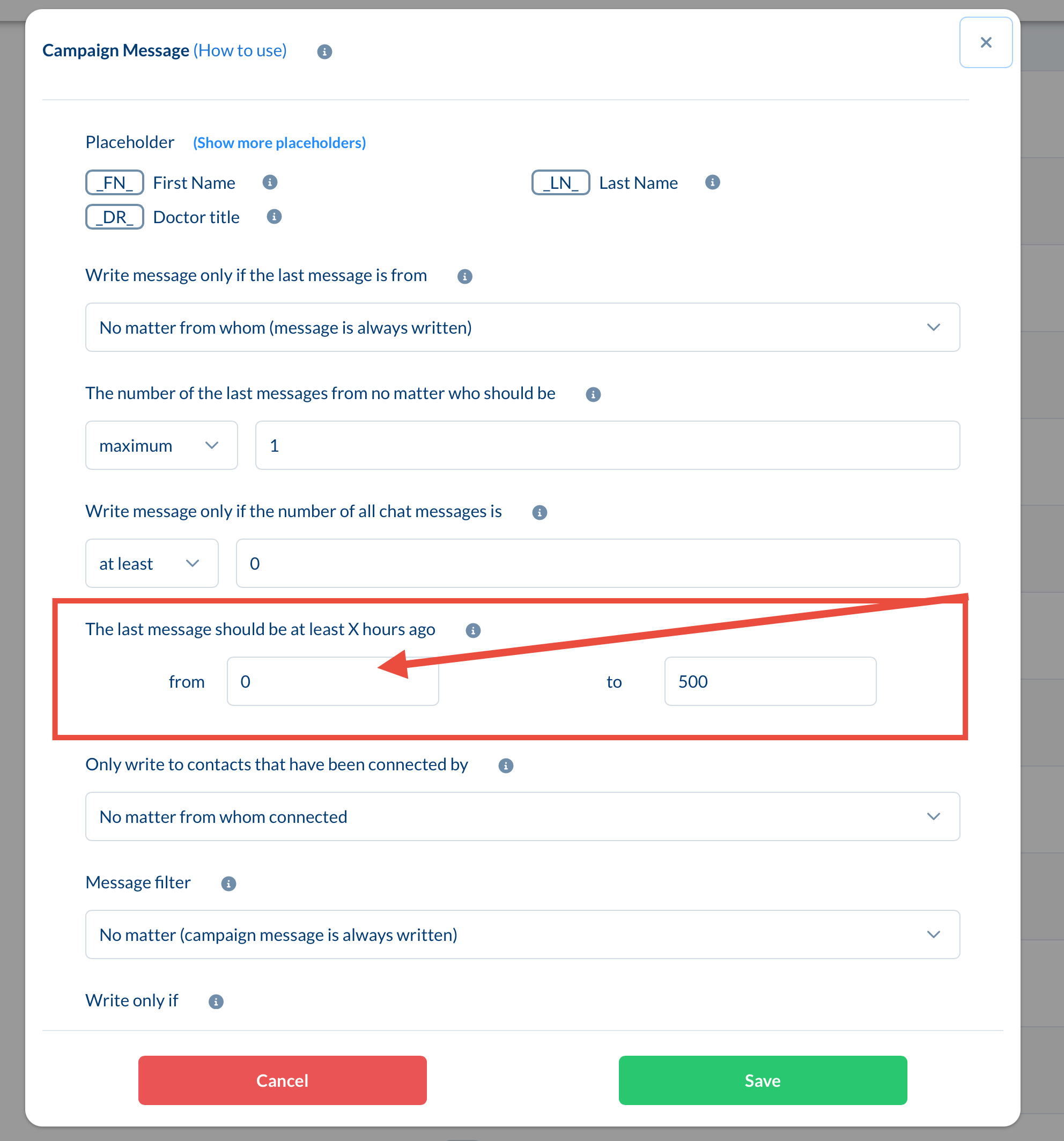 Use Case: Success Sequence for Different Target Groups and/or Different Texts