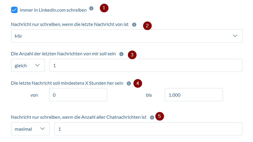 Opener/Follow-ups an eine bestimmte Zielgruppe