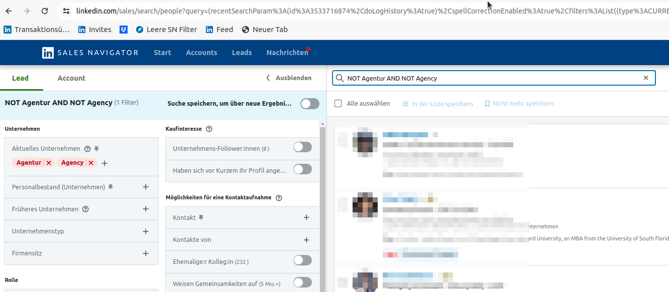 Mit der Booleschen Suche genau die richtigen Kontakte finden #OR #AND #NOT