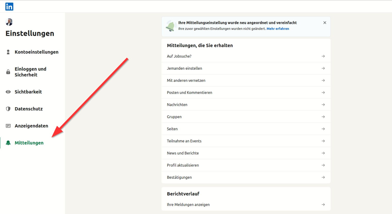 Woran kann es liegen, dass ich von LinkedIn keine Vorschläge zum Gratulieren bekomme?