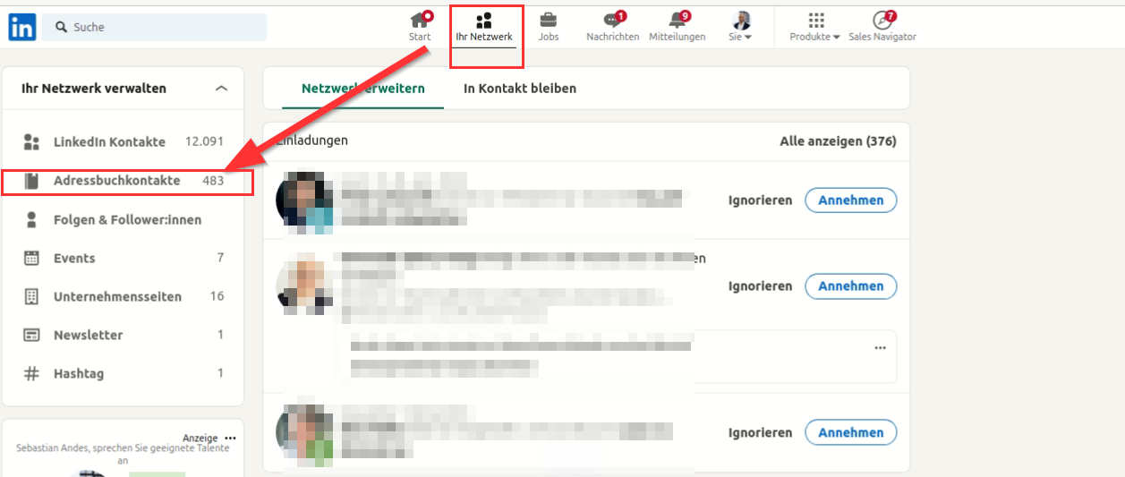 Adressbuch mit LinkedIn synchronisieren #google #outlook