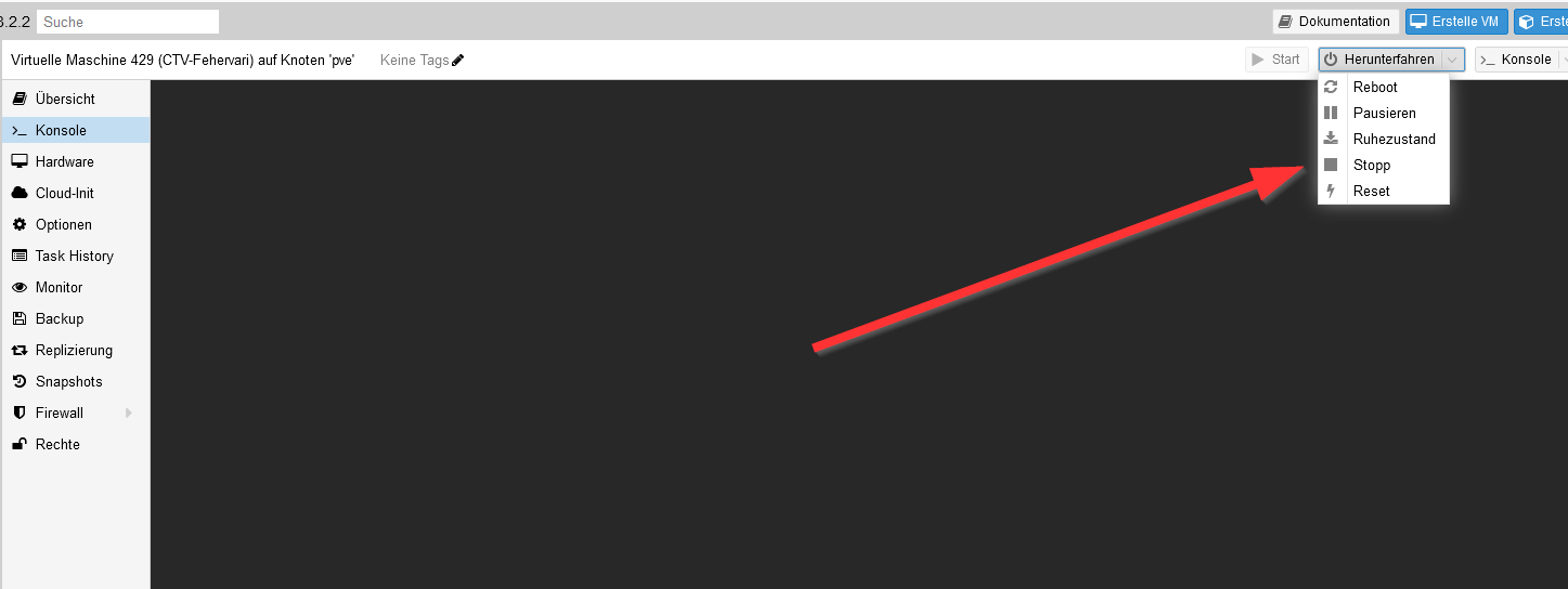 Der Cloud Server reagiert nicht mehr