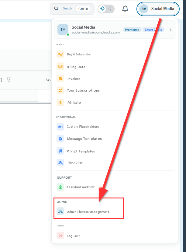 Collective invoice #User management
