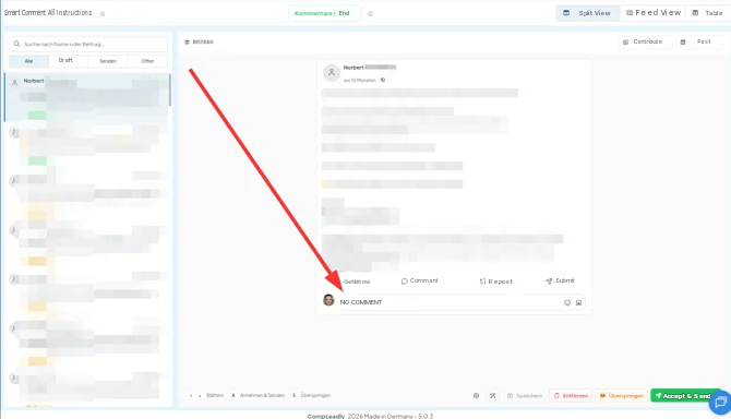 Smart Comment AI: Exclude specific posts and topics from commenting