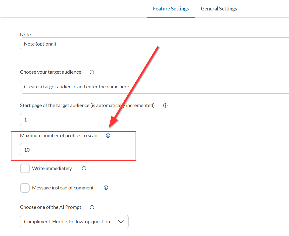 Smart Comment AI - Automated comments with your target group posts