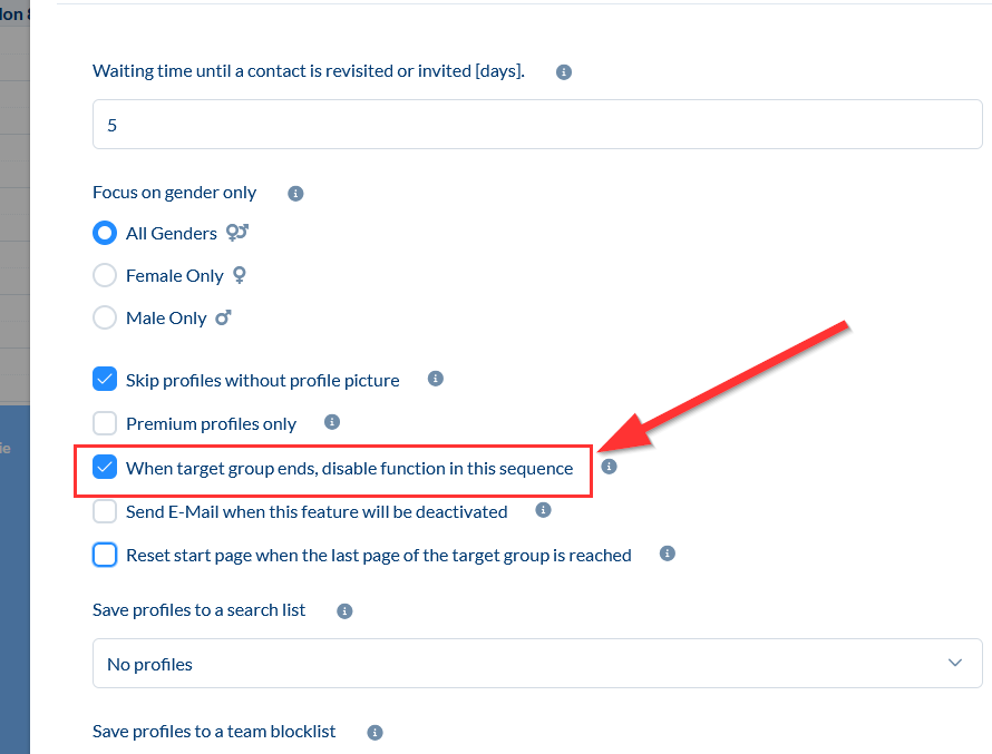 Segmenting a Target Group and Using It Multiple Times in a Sequence