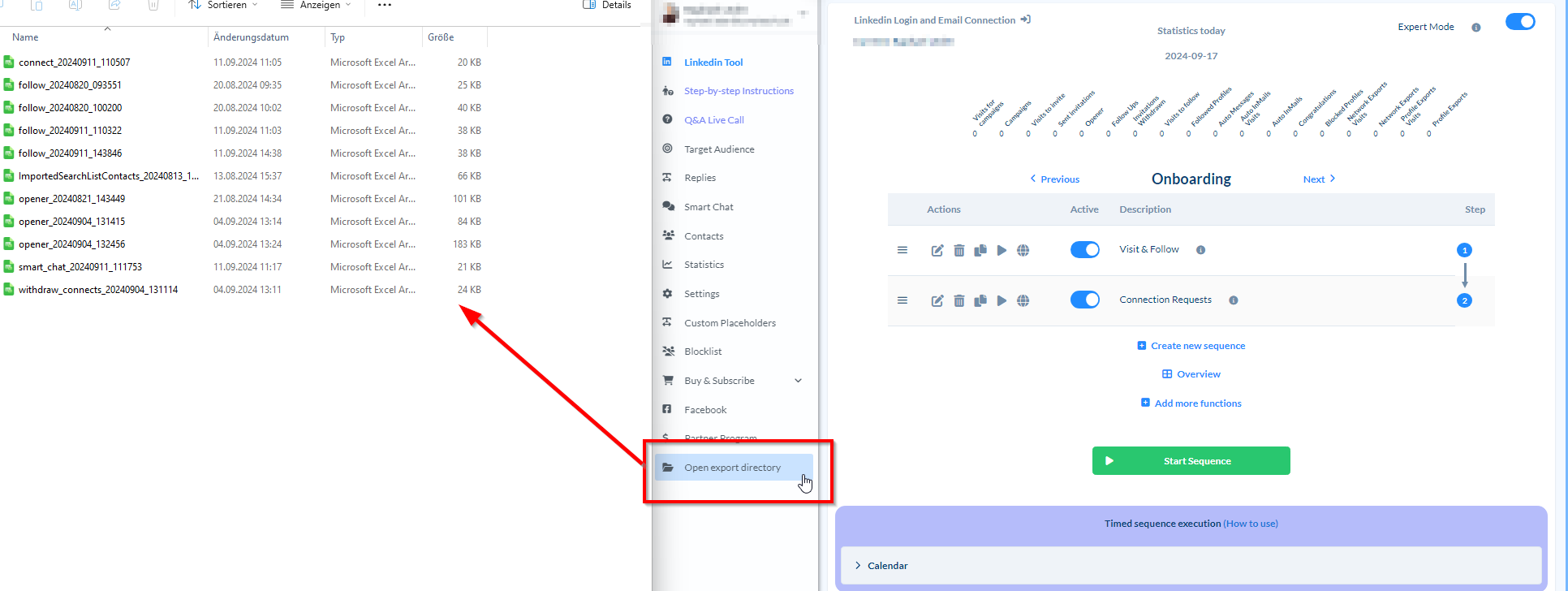 Where to find my Export Files?