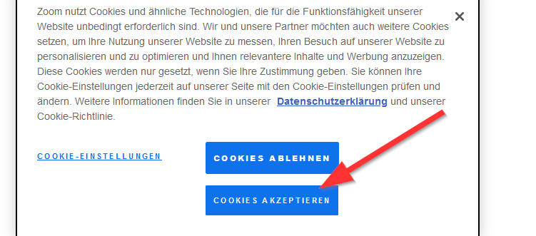 Zoom anonym beitreten