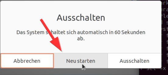 Cloud Server neu starten #langsam #kein Internet