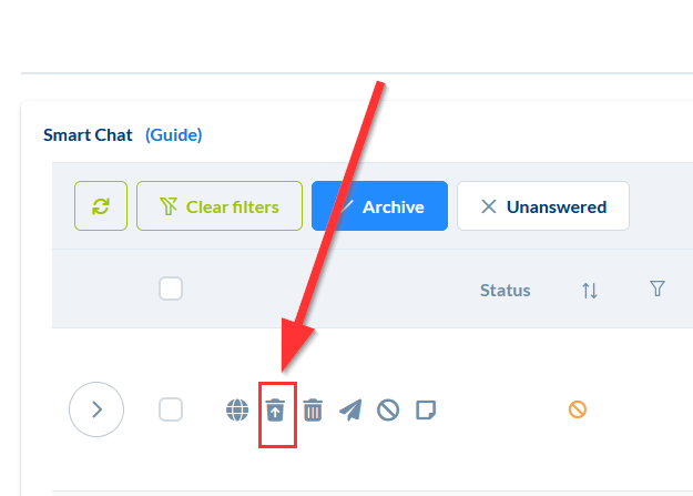 Clean up Smart Chat