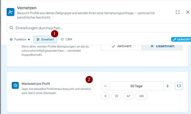 Kann nicht besuchen, da die Wartezeit nicht abgelaufen ist / "Cannot visit since wait time not over"