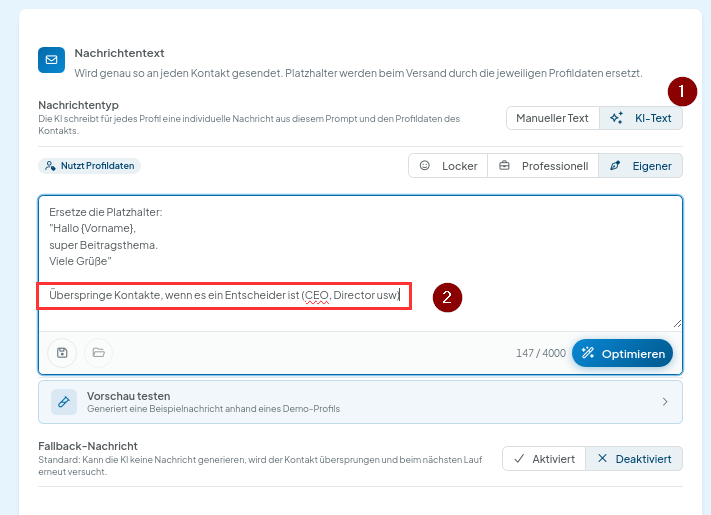 Kontakte ausschließen oder blockieren #Blocklist