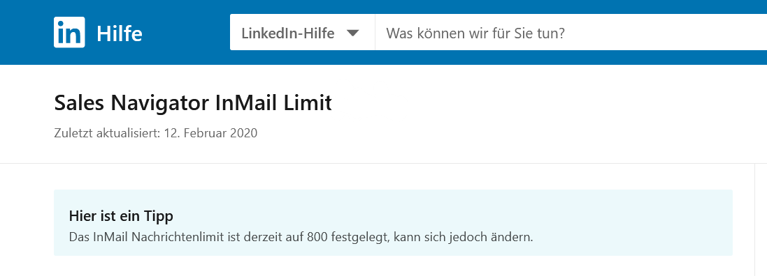 Was sind InMails?