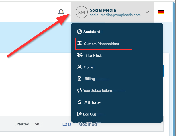 Where can I create placeholders