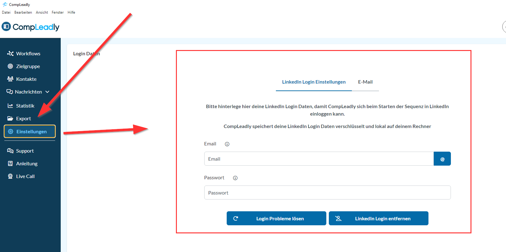 Wo finde ich den LinkedIn Login?