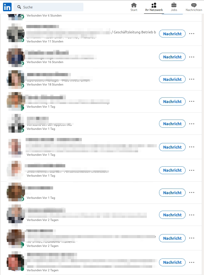 Opener wird nicht gesendet an Leute, die älter sind als 48 Stunden