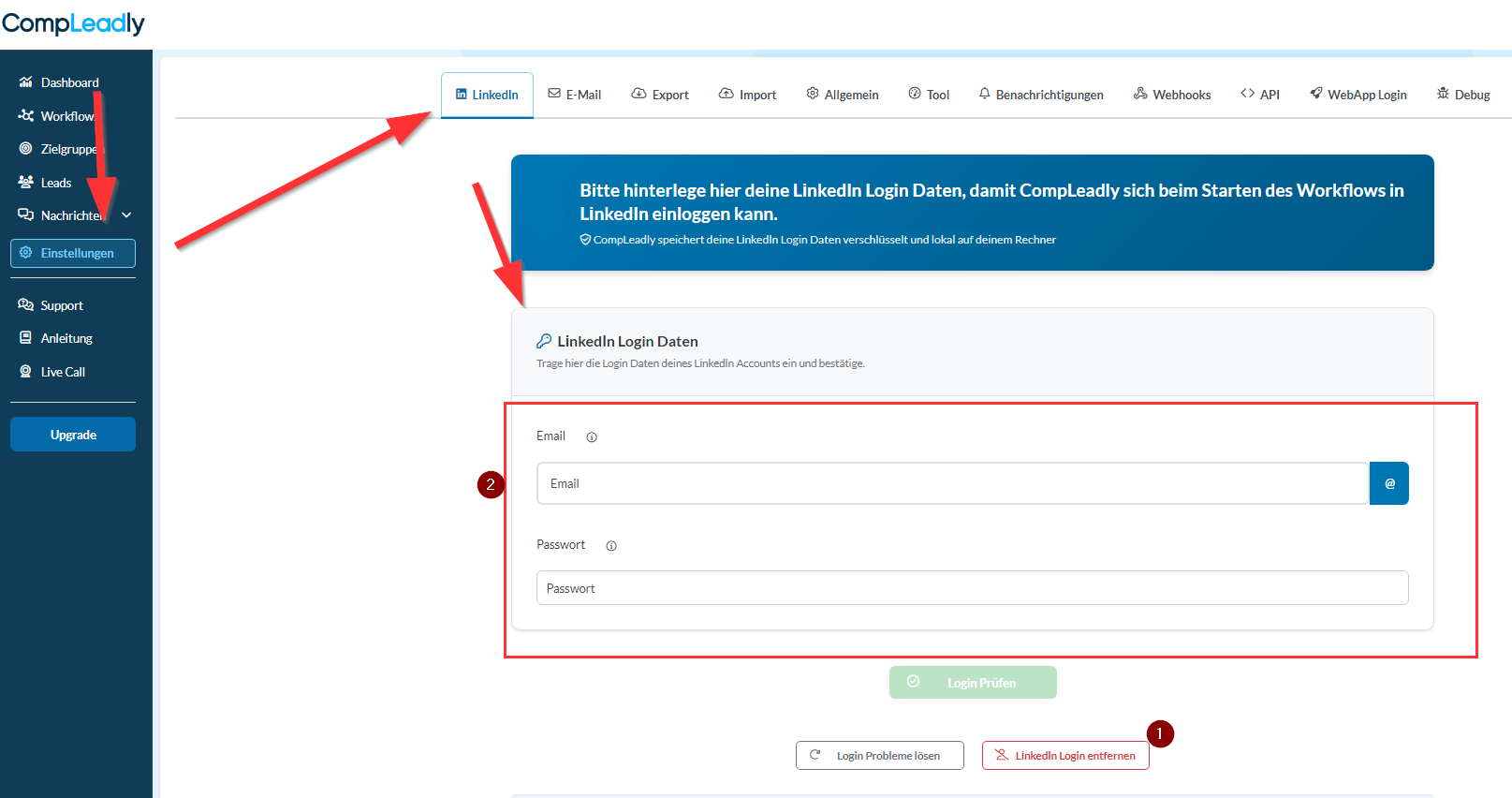 Ich möchte ein anderes LinkedIn Profil verwenden #Login #Wechsel