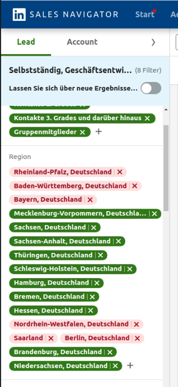 Wie du mehr als 2500 Ergebnisse im Sales Navigator mit CompLeadly verwenden kannst